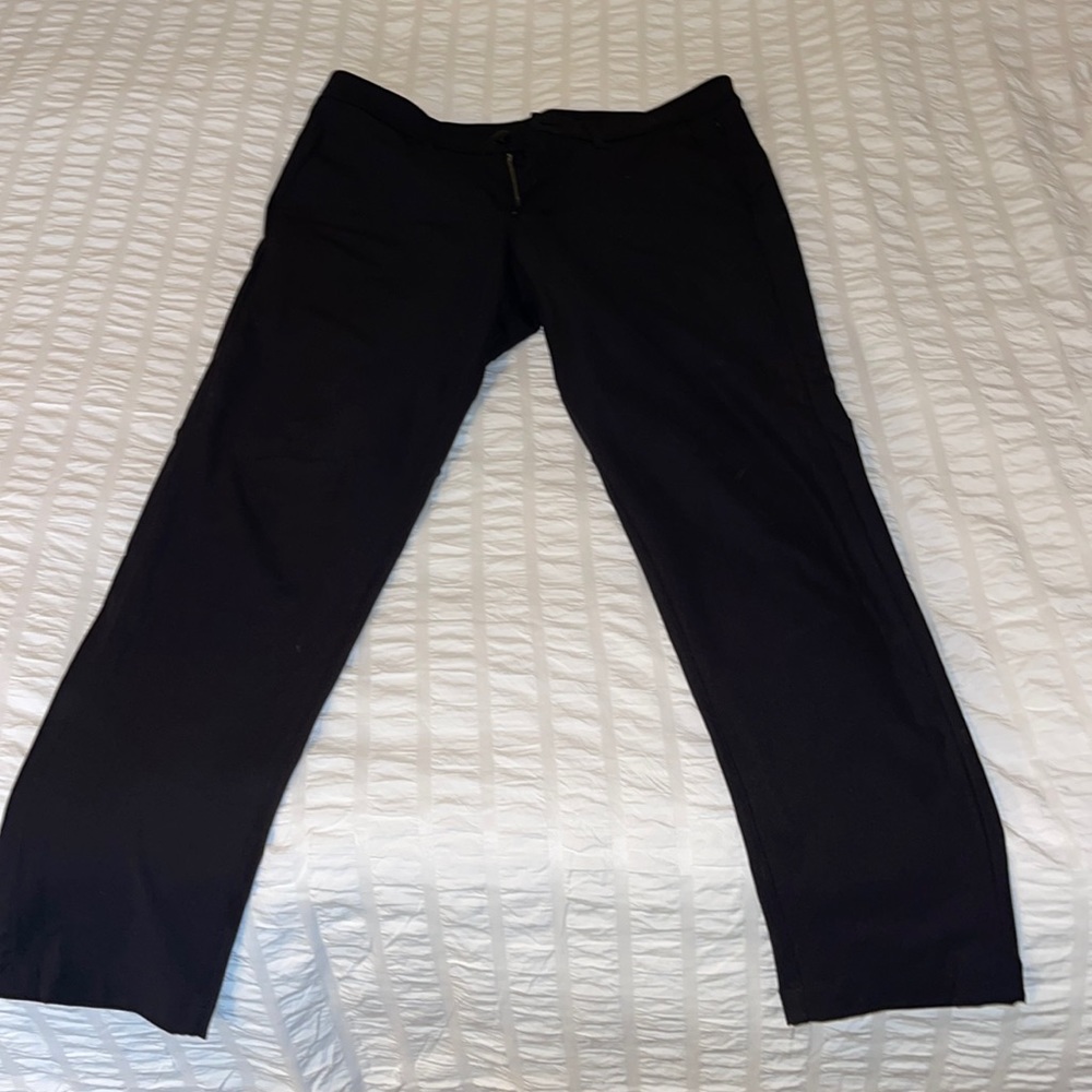 Black Lululemon Men’s ABC Pants 36” Slim Fit